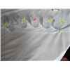 Image 1 : 5 small 3.25" pinwheel lead crystal glasses