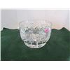 Image 1 : 7" pinwheel lead crystal heavy based bowl