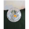 Image 2 : 6.5" pinwheel lead crystal rosebowl