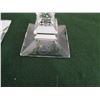 Image 2 : Lead crystal (czech) pair of 8.5" candle holders