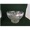 Image 1 : 8" pinwheel lead crystal bowl "Pbo"