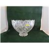 Image 1 : large 9" lead crystal bowl