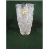 Image 1 : "polonia" 9" pinwheel lead crystal heavy cut/etched vase