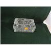 Image 1 : 6.5" lead crystal desk box