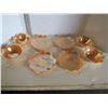 Image 2 : "Fire King" irredescent 8 piece bowl/plate set
