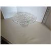Image 2 : pressed glass footed cake plate
