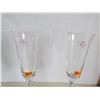 Image 2 : 2 large Pasabahce Turkish crystal footed glasses