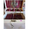 Image 1 : Assorted necklace lot + white jewellery box