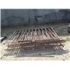 Image 1 : approx 50ft wrought iron fencing