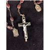 Image 2 : VINTAGE CATHOLIC ROSARY W/ RELIQUARY CRUCIFIX (HIDDEN COMPARTMENT)