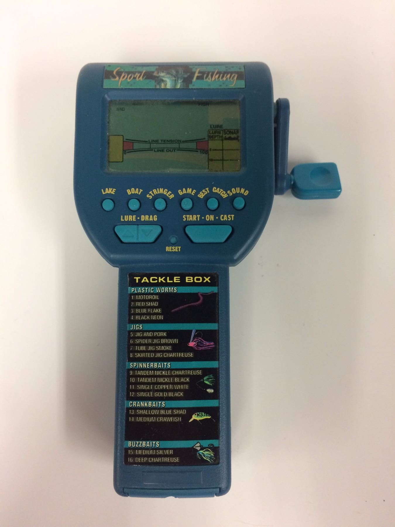 Sport Bass Fishin' Radica Electronic Handheld FISHING Game