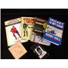 Image 1 : HARDCOVER HOCKEY BOOKS & CARD LOT