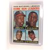 Image 1 : 1963 Topps #9 NL Home Run Leaders