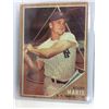 Image 1 : 1962 Topps Roger Maris #1 VG Vintage Baseball Card