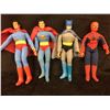 Image 1 : 8"  Vintage Doll/ Figure LOT (SUPERMAN, BATMAN, SPIDER-MAN)