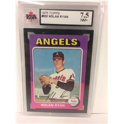 1975 TOPPS #500  NOLAN RYAN (7.5 NM+) KSA