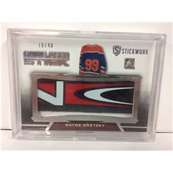 Stickwork Game-Used Stick  Wayne Gretzky #18/40