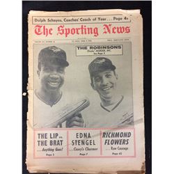 THE SPORTING NEWS ST.LOUIS APRIL 9 1966 (THE ROBINSONS PAGE 3)