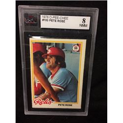 1978 O-PEE-CHEE #100 PETE ROSE (8 NMM) KSA