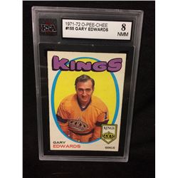 1971-72 O-PEE-CHEE #155 GARY EDWARDS (8 NMM) KSA