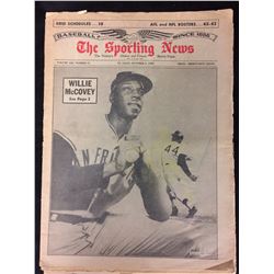 THE SPORTING NEWS ST.LOUIS OCTOBER 2, 1965 (WILLIE McCOVEY PAGE 3)