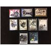 Image 1 : GAME WORN JERSEY & ROOKIE FOOTBALL CARDS LOT (SOME AUTO) SIMON, LEONARD & MORE...