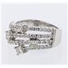 18KT White Gold 1.27ctw Diamond Ring