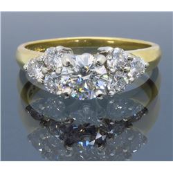 18KT Yellow Gold 0.53ct GIA Cert Diamond Ring