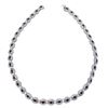 Image 1 : 14KT White Gold 10.19ctw Ruby and Diamond Necklace