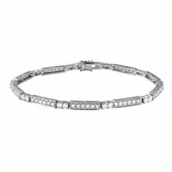 18KT White Gold 2.13ctw Diamond Bracelet