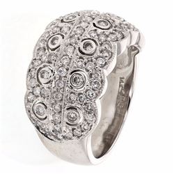 14KT White Gold 1.25ctw Diamond Ring