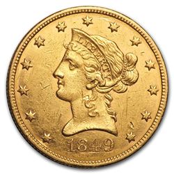 1849 $10 Liberty Head Eagle Gold Coin