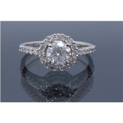 14KT White Gold 1.10ctw Diamond Ring