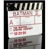 Image 2 : BATMAN RETURNS (1992) - 'A' Camera Clapperboard