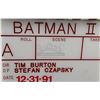 Image 4 : BATMAN RETURNS (1992) - 'A' Camera Clapperboard
