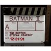 Image 5 : BATMAN RETURNS (1992) - 'A' Camera Clapperboard