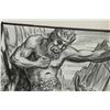 Image 3 : JASON AND THE ARGONAUTS (1963) - Ray Harryhausen Hand-Drawn Concept of Triton (William Gudgeon) and 