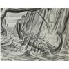 Image 4 : JASON AND THE ARGONAUTS (1963) - Ray Harryhausen Hand-Drawn Concept of Triton (William Gudgeon) and 