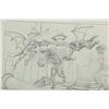 Image 2 : JASON AND THE ARGONAUTS (1963) - Ray Harryhausen Hand-Drawn Concept of Phineas (Patrick Troughton) a