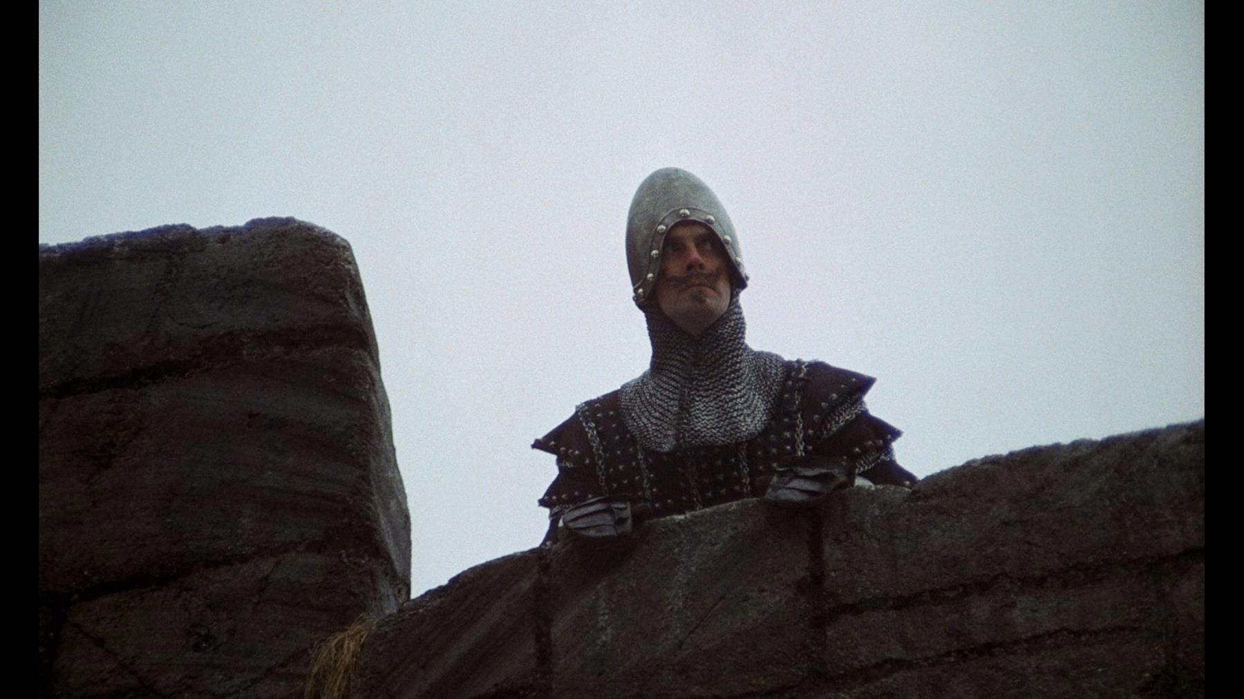 MONTY PYTHON AND THE HOLY GRAIL (1975) - Taunting French Guard's Helmet