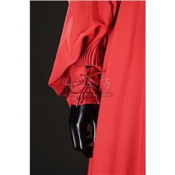 open lace back dress Plus Size V-Neck A-Line Princess Ankle-Length Mother of the Bride Dress  with Asymmetrical main image 0