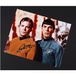 STAR TREK (TV 1966-1969) - William Shatner and Leonard Nimoy Autographed Photograph