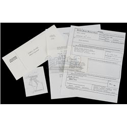 STAR WARS: THE EMPIRE STRIKES BACK (1980) - Ralph McQuarrie Hand-Drawn Chicken Walker Sketch and Pap