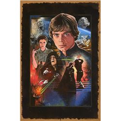 STAR WARS: RETURN OF THE JEDI (1983) - Mark Raats Hand-Painted 30th Anniversary Poster Artwork