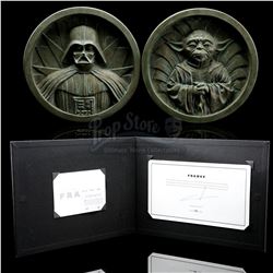 STAR WARS: THE COMPLETE SAGA - George Lucas-Signed Star Wars: Frames Tipped-In Page and Prototype Me