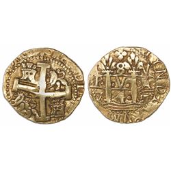 Lima, Peru, cob 8 escudos, 1747V.