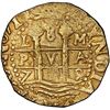 Image 2 : Bogota, Colombia, cob 2 escudos, posthumous Charles II, no assayer (Arce), from the 1715 Fleet, moun