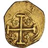 Image 2 : Seville, Spain, cob 2 escudos, Philip II, assayer Gothic D below mintmark S to left, encapsulated NG