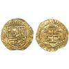 Image 1 : Seville, Spain, cob 1 escudo, Philip II, assayer Gothic D to right, mintmark S to left.