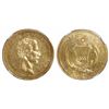 Image 1 : Guatemala, 4 pesos, 1861R, Carrera, encapsulated NGC AU 55, ex-Richard Stuart (designated on label).